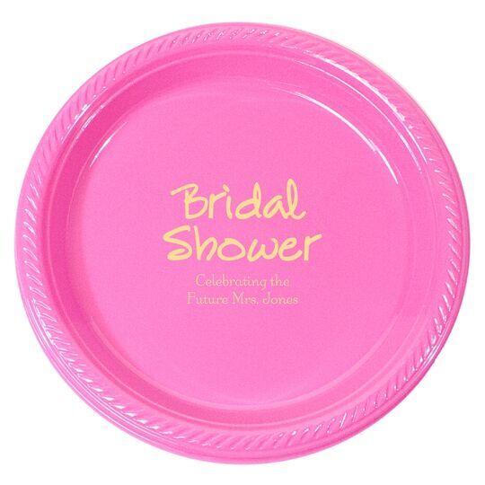 Studio Bridal Shower Plastic Plates